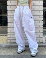 [muahmuah] Wide cargo string pants 3色 新商品 韓国ファッション - コクモト KOCUMOTO