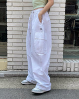 [muahmuah] Wide cargo string pants 3色 新商品 韓国ファッション - コクモト KOCUMOTO