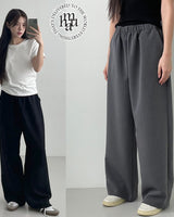 [muahmuah] Wide TR banding slacks 2色 新商品 韓国人気 デイリールック - コクモト KOCUMOTO