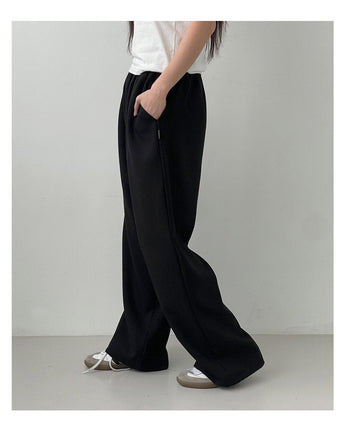 [muahmuah] Wide TR banding slacks 2色 新商品 韓国人気 デイリールック - コクモト KOCUMOTO