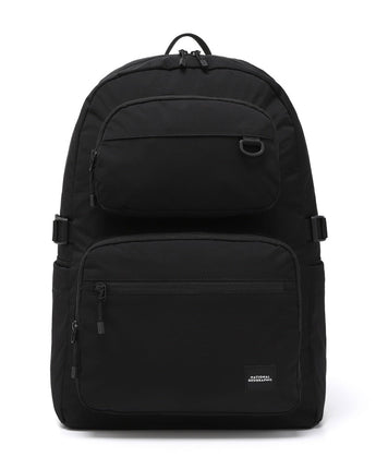 [NATIONAL GEOGRAPHIC] Adelie double pocket backpack _ BLACK (N245ABG550) 新学期 デイリーバッグ - コクモト KOCUMOTO