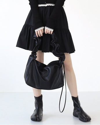 [NONCODE] Hoa shirring shoulder bag 新商品 デイリーバッグ - コクモト KOCUMOTO