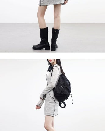 [NONCODE] Lenz string nylon backpack 2色 新商品 デイリーバッグ - コクモト KOCUMOTO