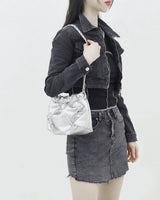 [NONCODE] Piace chain ribbon mini shoulder bag 4色 新商品 デイリーバッグ - コクモト KOCUMOTO