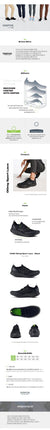 [OOFOS] 5086 OOMG SPORT LACE BLACK [特殊素材] 男性用 スニーカー 日常靴 - コクモト KOCUMOTO