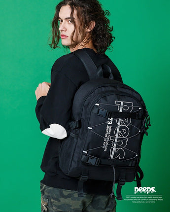 [PEEPS] progressive backpack (black) 新学期 デイリーバッグ - コクモト KOCUMOTO