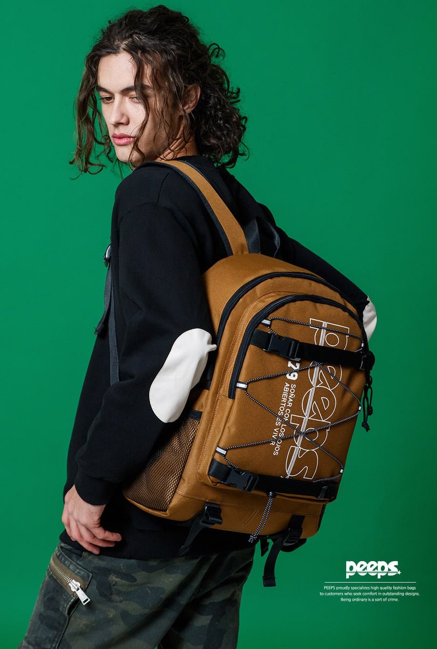 [PEEPS] progressive backpack (brown) 新学期 デイリーバッグ - コクモト KOCUMOTO