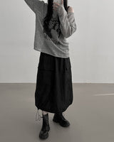 [韓国女性人気ファッション]ボートネックヴィンテージビーチシースルーリネンニット - コクモト KOCUMOTO