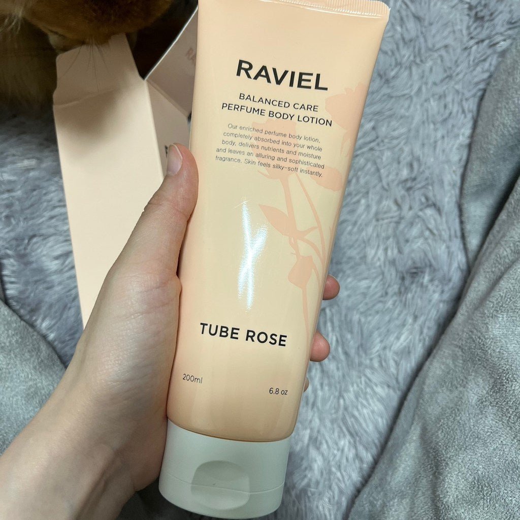 [RAVIEL] PERFUME BODY LOTION - TUBE ROSE 200ml / 韓国化粧品 - コクモト KOCUMOTO