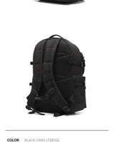 [ROIDESROIS] Blind Cover Backpack _ BLACK 新学期 韓国人気 学生バッグ - コクモト KOCUMOTO