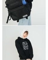 [ROIDESROIS] Blind Cover Backpack _ GREY 新学期 韓国人気 学生バッグ - コクモト KOCUMOTO