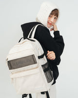 [ROIDESROIS] Blind Cover Backpack _ LIGHT BEIGE 新学期 韓国人気 学生バッグ - コクモト KOCUMOTO