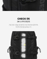 [ROIDESROIS] Cordura New Tech Backpack _ BLACK 新学期 韓国人気 学生バッグ - コクモト KOCUMOTO