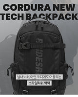 [ROIDESROIS] Cordura New Tech Backpack _ BLACK 新学期 韓国人気 学生バッグ - コクモト KOCUMOTO