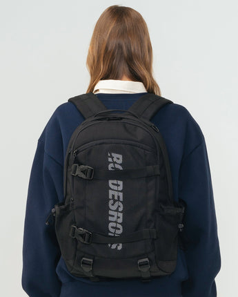 [ROIDESROIS] Cordura New Tech Backpack _ BLACK 新学期 韓国人気 学生バッグ - コクモト KOCUMOTO