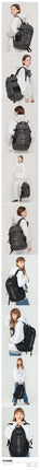 [ROIDESROIS] Empty Logo Backpack (Black) 新学期 韓国人気 学生バッグ - コクモト KOCUMOTO