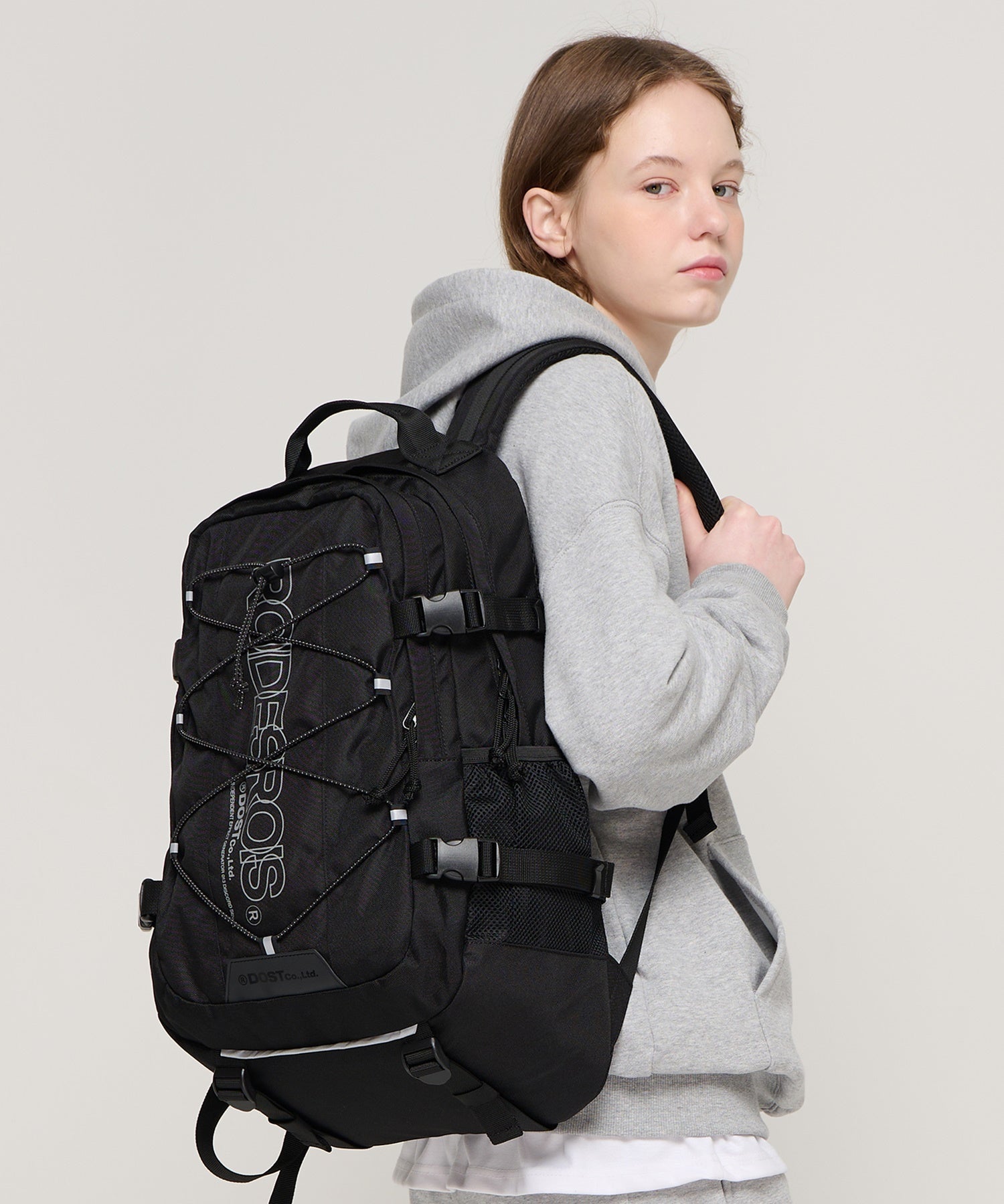 [ROIDESROIS] McFly 3M Scotch String Backpack (Black) 新学期 韓国人気 学生バッグ - コクモト KOCUMOTO