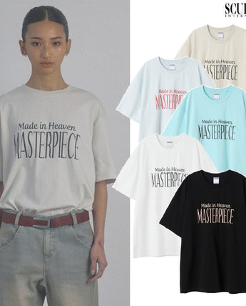 [SCULPTOR] 24S/S Heaven Made Boxy Tee 5色 男女共用 夏ファッション - コクモト KOCUMOTO