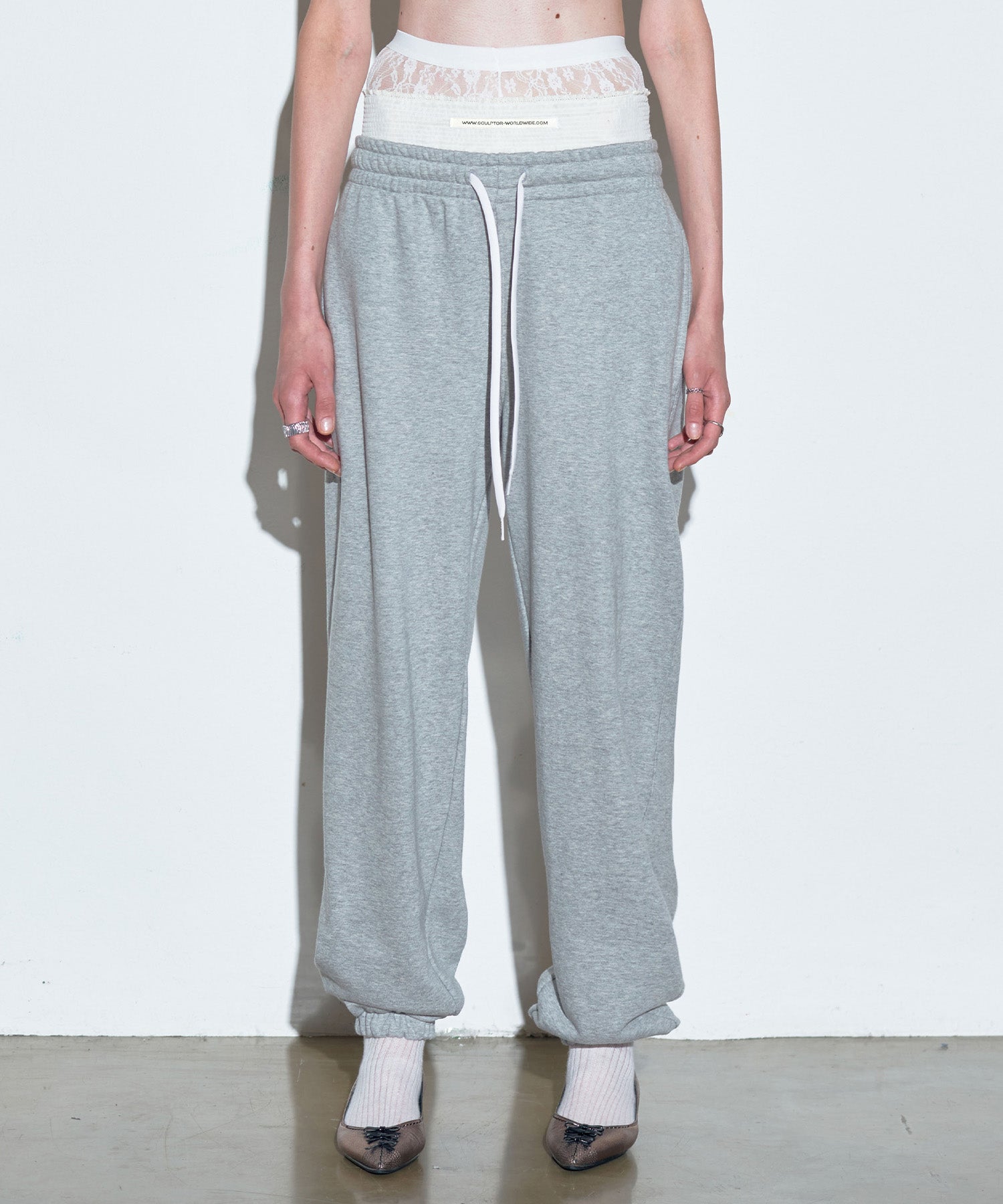 【SCULPTOR】 Trunk Layered Jogger Pants Melange Gray - コクモト KOCUMOTO