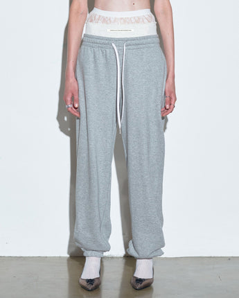 【SCULPTOR】 Trunk Layered Jogger Pants Melange Gray - コクモト KOCUMOTO