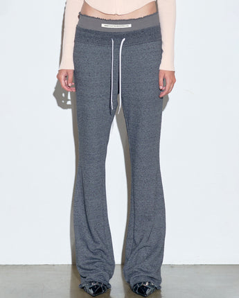 【SCULPTOR】 Trunk Layered Sweat Pants Melange Charcoal - コクモト KOCUMOTO