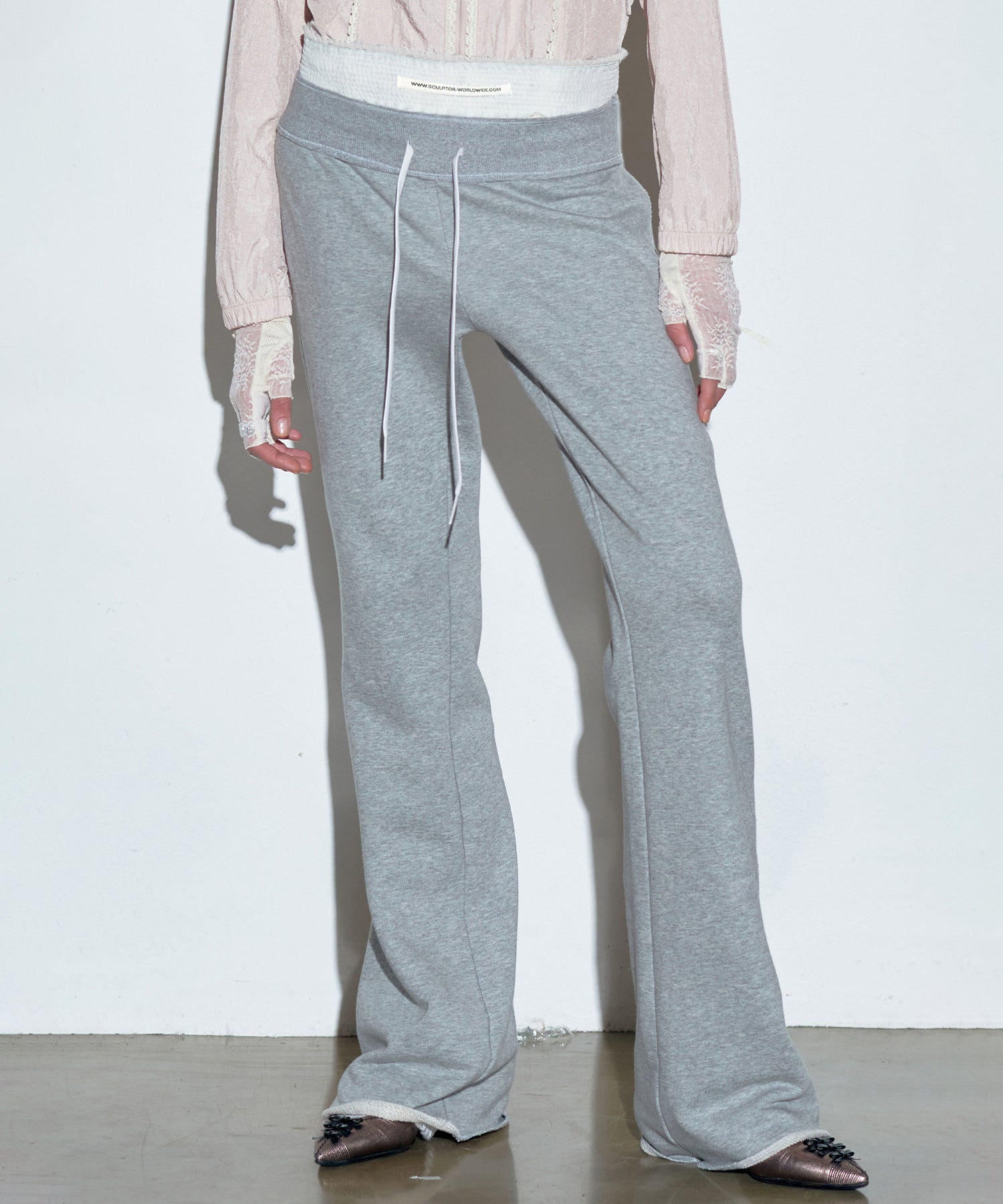 【SCULPTOR】 Trunk Layered Sweat Pants Melange Gray - コクモト KOCUMOTO