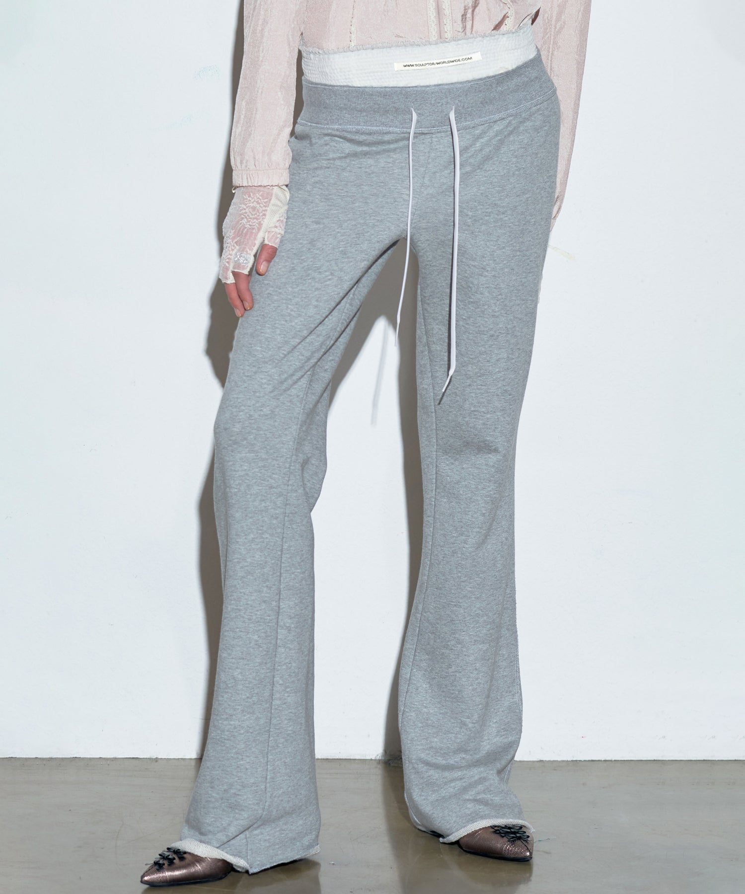 【SCULPTOR】 Trunk Layered Sweat Pants Melange Gray - コクモト KOCUMOTO