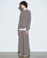 【SCULPTOR】 Trunk Layered Sweat Pants Mocha - コクモト KOCUMOTO