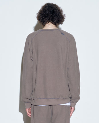 【SCULPTOR】2023 F/W Inside-Out Sweatshirt Mocha - コクモト KOCUMOTO