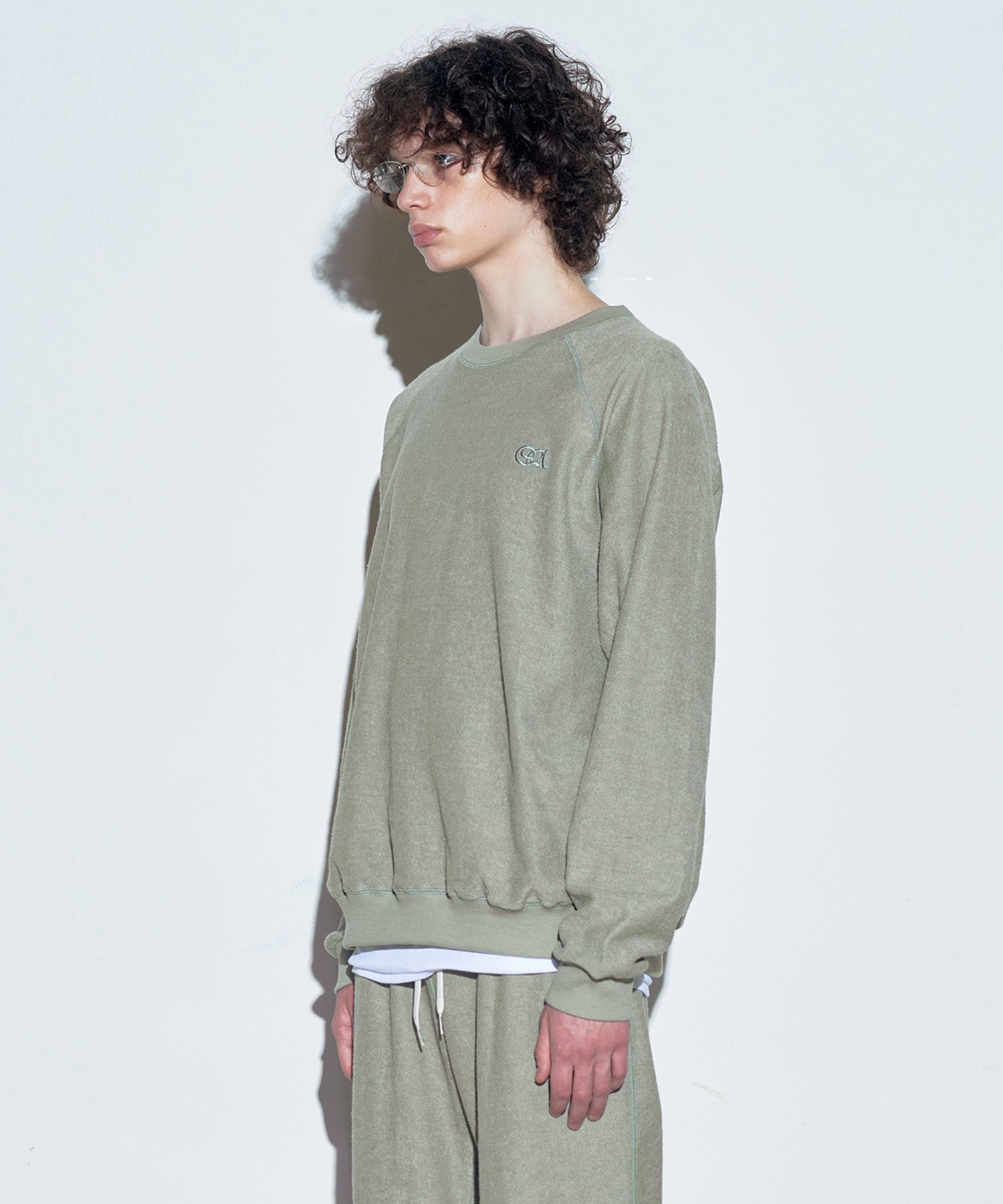 【SCULPTOR】2023 F/W Inside-Out Sweatshirt Sage - コクモト KOCUMOTO