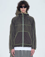 【SCULPTOR】2023 F/W Reversible Wind Jacket Green/D.Brown - コクモト KOCUMOTO