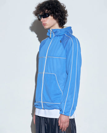 【SCULPTOR】2023 F/W Reversible Wind Jacket L.Beige/Blue - コクモト KOCUMOTO