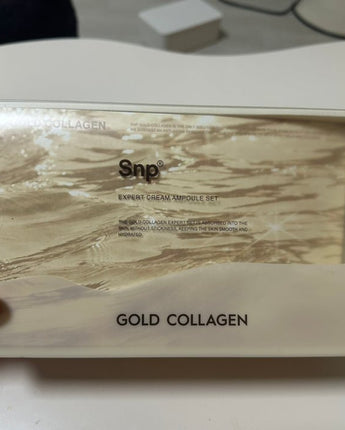 [SNP] GOLD COLLAGEN EXPERT CREAM & AMPOULE GIFT SET / 韓国化粧品 - コクモト KOCUMOTO