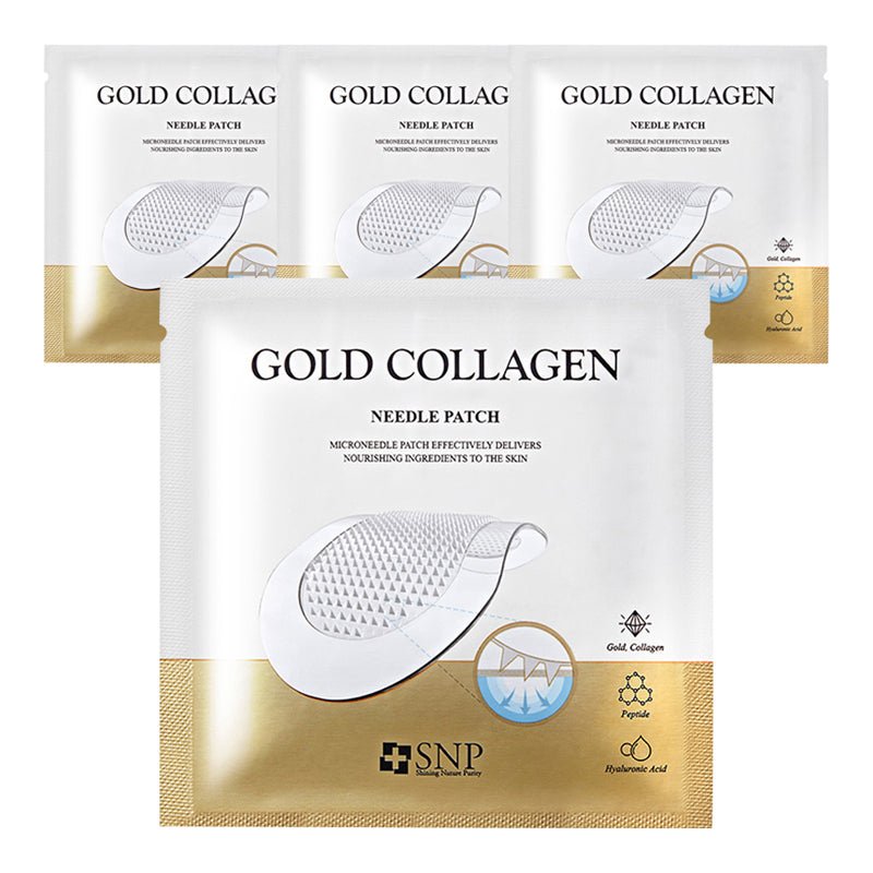 [SNP] GOLD COLLAGEN NEEDLE PATCH (1set /(2ea)x4回分) 韓国化粧品 - コクモト KOCUMOTO