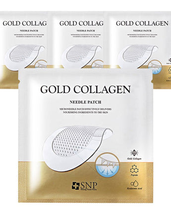 [SNP] GOLD COLLAGEN NEEDLE PATCH (1set /(2ea)x4回分) 韓国化粧品 - コクモト KOCUMOTO