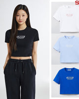 [SPAO] PEACH STATE Slim fit crop short sleeve tee 4色 新商品 デイリールック - コクモト KOCUMOTO