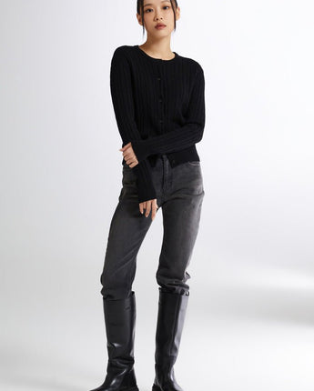 [SPAO][Soft Yarn] Round neck cable cardigan 4色 新商品 韓国人気 女性服 - コクモト KOCUMOTO