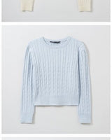 [SPAO][Soft Yarn] Round neck cable pullover 4色 新商品 韓国人気 女性服 - コクモト KOCUMOTO