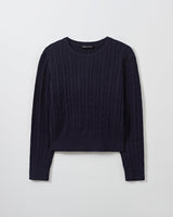 [SPAO][Soft Yarn] Round neck cable pullover 4色 新商品 韓国人気 女性服 - コクモト KOCUMOTO