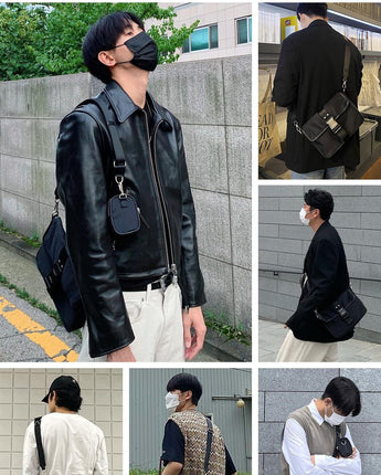 [SSRL] brevity flap buckle bag / black (SB15ACR010101) 韓国人気 デイリーバッグ - コクモト KOCUMOTO