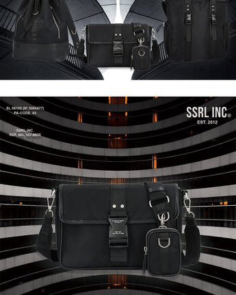 [SSRL] brevity flap buckle bag / black (SB15ACR010101) 韓国人気 デイリーバッグ - コクモト KOCUMOTO