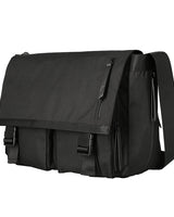 [SSRL] dual pocket messenger bag / black (SMB001-101) 韓国人気 デイリーバッグ - コクモト KOCUMOTO