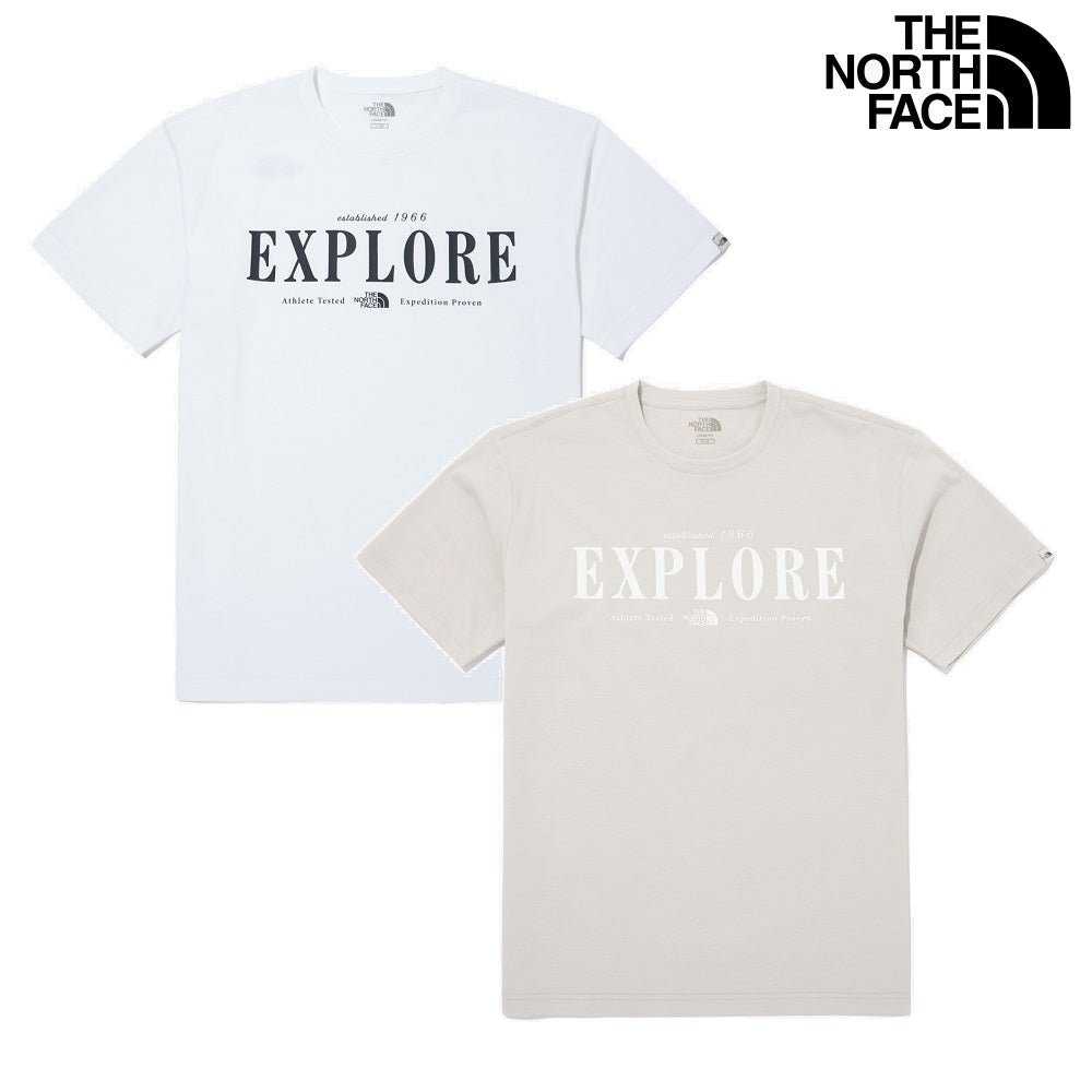 [THE NORTH FACE] EXPLORE S/S R/TEE 2色 (NT7UQ06) 新商品 男女共用 - コクモト KOCUMOTO