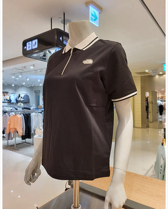 [THE NORTH FACE] WomenS ICE FIELD S/S ZIP UP POLO 3色 (NT7PQ37) 新商品 女性服 デイリールック - コクモト KOCUMOTO