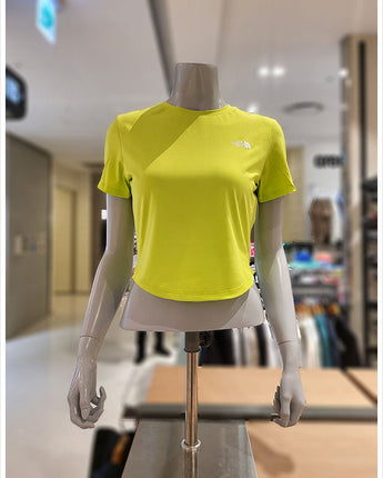 [THE NORTH FACE] WomenS ICE PACE CROP S/S R/TEE 3色 (NT7UQ33) 新商品 女性服 スポーツウェア - コクモト KOCUMOTO