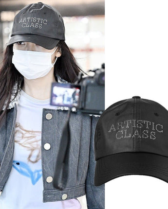 [TheOpen Product] [aespa NINGNING着用] Artistic Classic Ball Cap - Black - コクモト KOCUMOTO