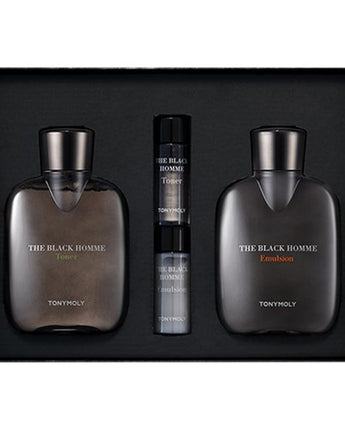 [TONY MOLY] THE BLACK HOMME Skin Care Set / 韓国 男性化粧品 - コクモト KOCUMOTO