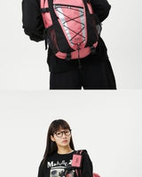 [Wai Kei] Reflective string backpack 2色 新商品 新学期 韓国人気 - コクモト KOCUMOTO