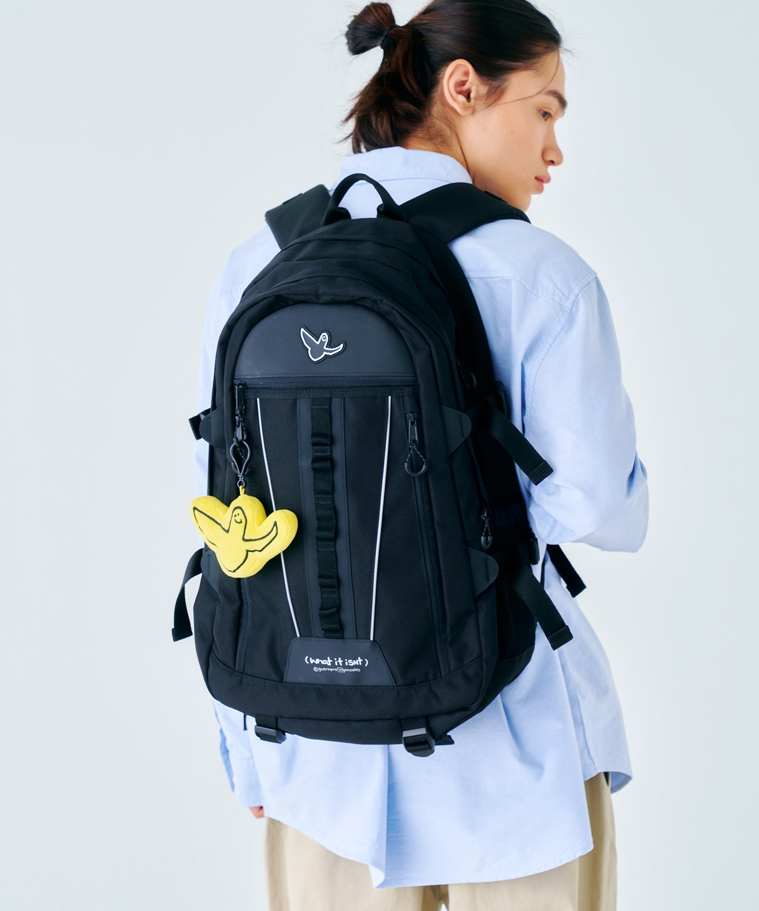 [WHAT IT ISNT] Angel Travel Backpack (+Keyring) 新学期 デイリーバッグ - コクモト KOCUMOTO