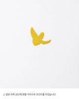 [WHAT IT ISNT] Small Embroidered Angel Short Sleeve 2色 デイリー 韓国人気 男女共用 - コクモト KOCUMOTO